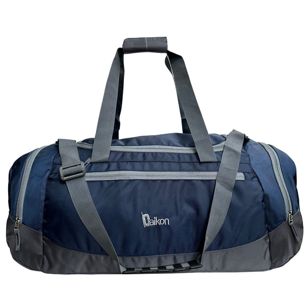 Daikon Sports Duffel Bag, 40L Capacity, Water-Resistant Polyester Peacock Blue