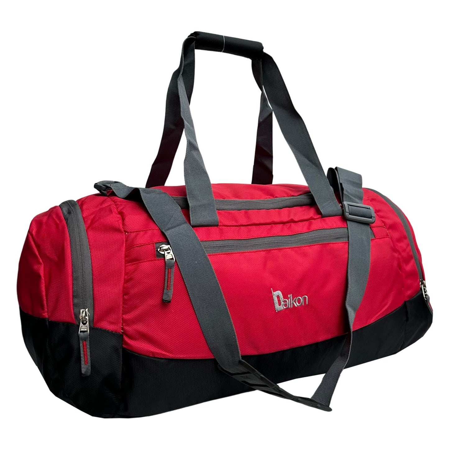 Daikon Sports Duffel Bag, 40L Capacity, Water-Resistant Polyester Peacock Blue