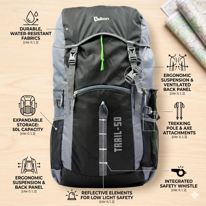 Daikon Trail-50 Hiking Backpack